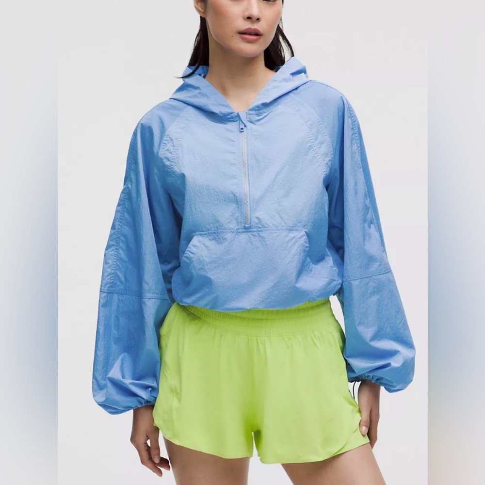 NWOT Lululemon🍋 Scuba Cropped Anorak colour Pool Party Sz 4